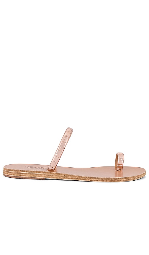 Ancient Greek Sandals Ophion Sandal in Metallic Neutral. - size 40 (also in 35, 37, 38)