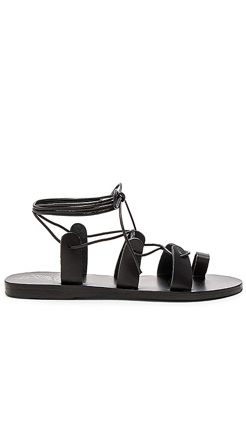 Ancient Greek Sandals Alcyone Sandal in Black REVOLVE