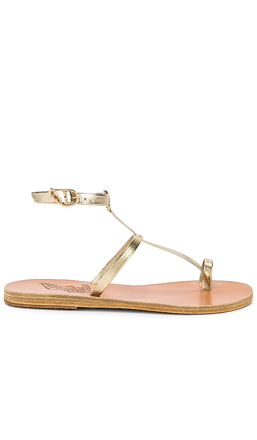 Ancient Greek Sandals Anthi Sandal in Platinum REVOLVE