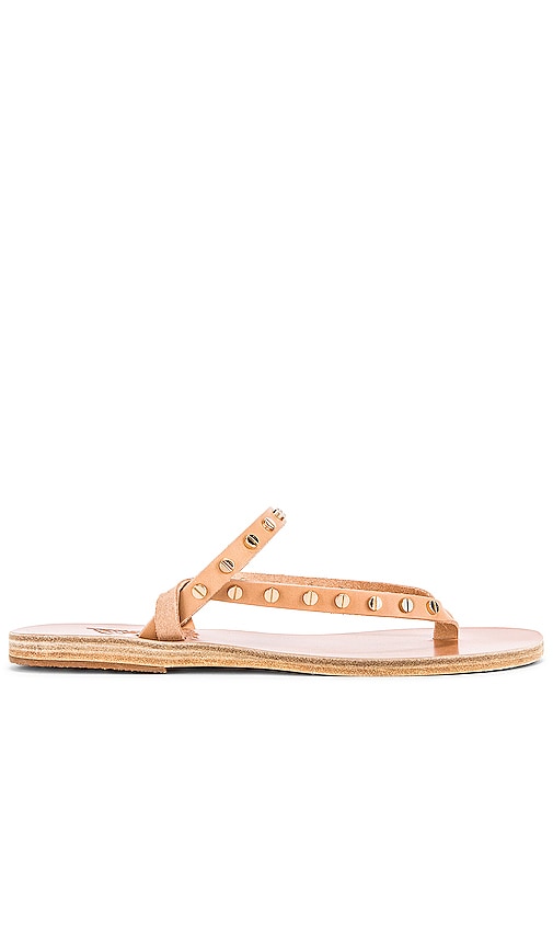 Ancient Greek Sandals Mirsini Nails Sandal in Natural REVOLVE