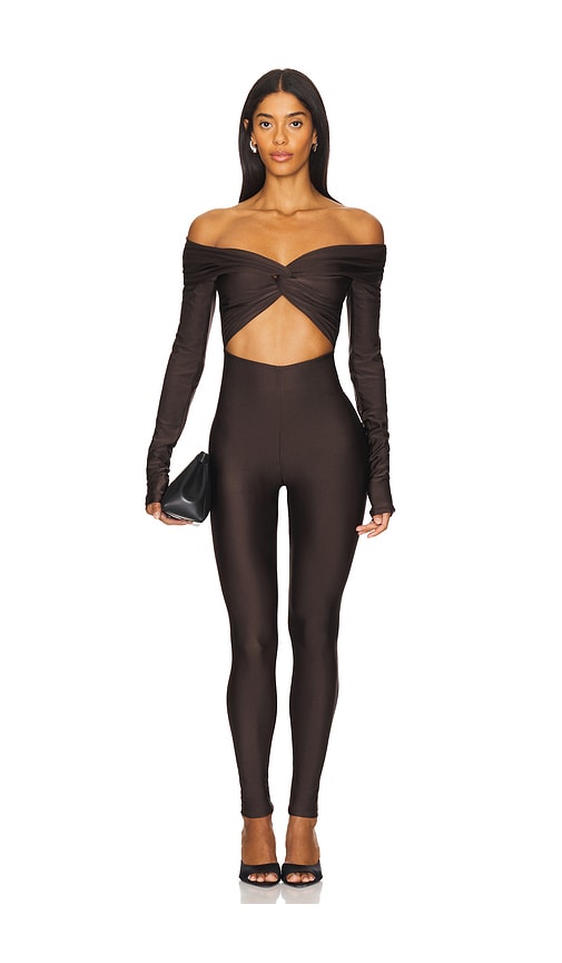 The Andamane Kendall Jumpsuit In Brown