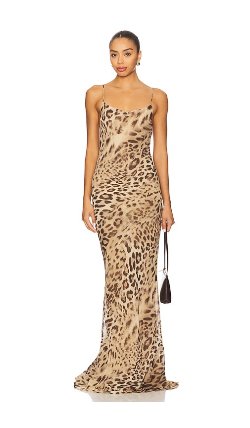 The Andamane Ninfea Slip Dress In Neutral