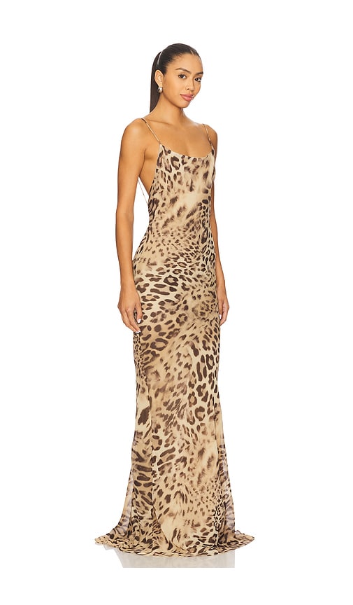 The Andamane Ninfea Slip Dress In Neutral
