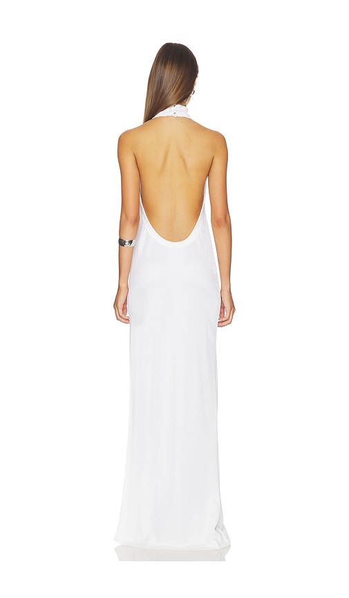  The Andamane Maxikleid Mit Neckholder Cleo In White. Größe 40/s. Also In 42/m. 