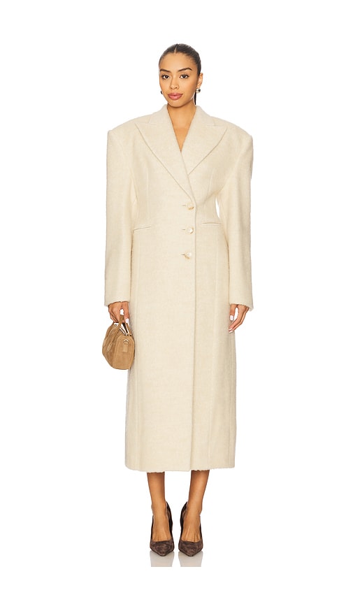 The Andamane Ottavia Coat In White