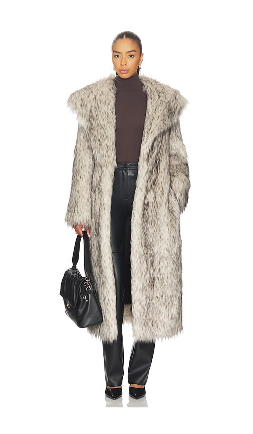 The Andamane Winter Maxi Faux Fur Coat
