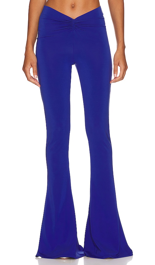The Andamane Lindsay Maxi Flare Pants in Pervinca