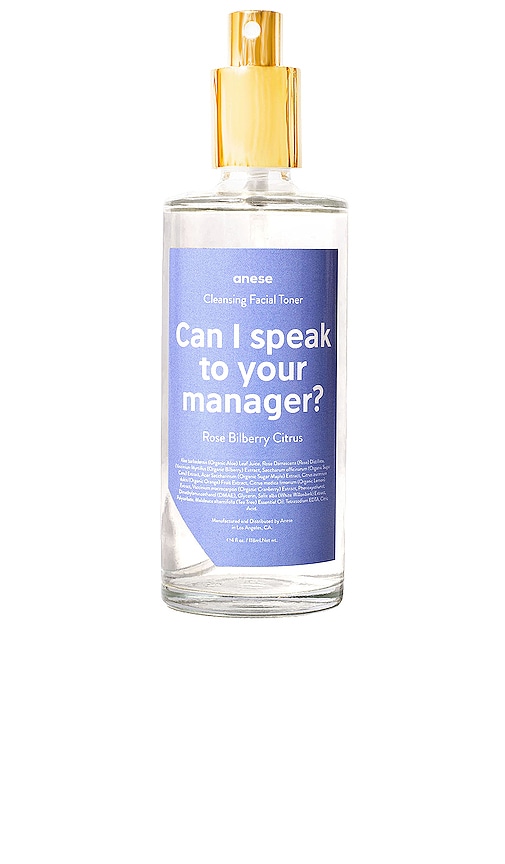 Can I Speak to your Manager? Facial Toner