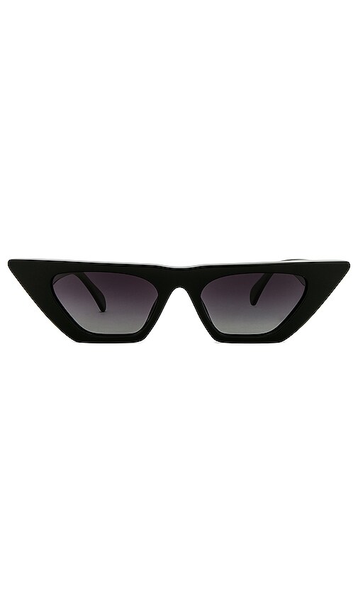 ANINE BING Valencia Sunglasses in Black.
