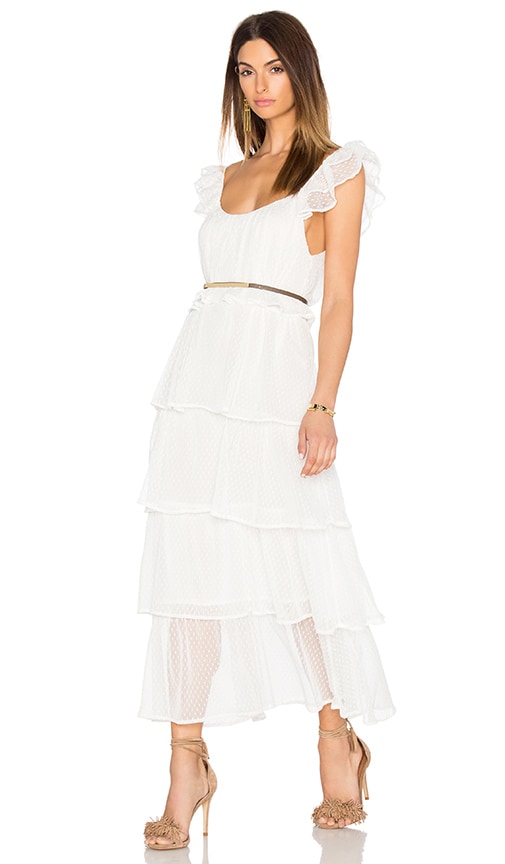 ANINE BING Tulle Dress in White REVOLVE