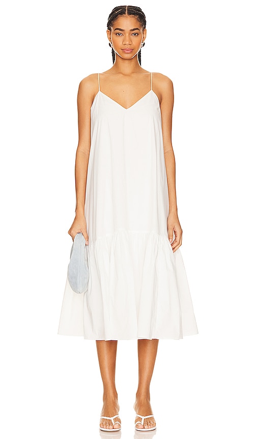 Shop Anine Bing Averie Dress In White