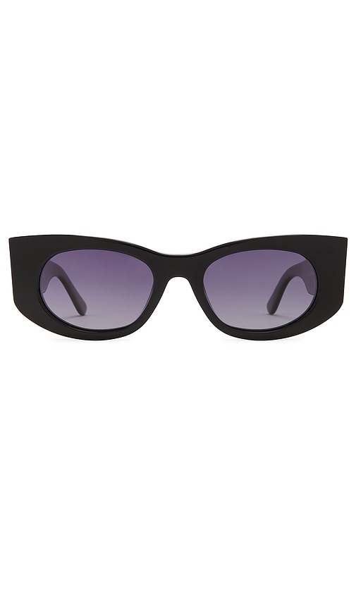 Shop Anine Bing Madrid Sunglasses In Black