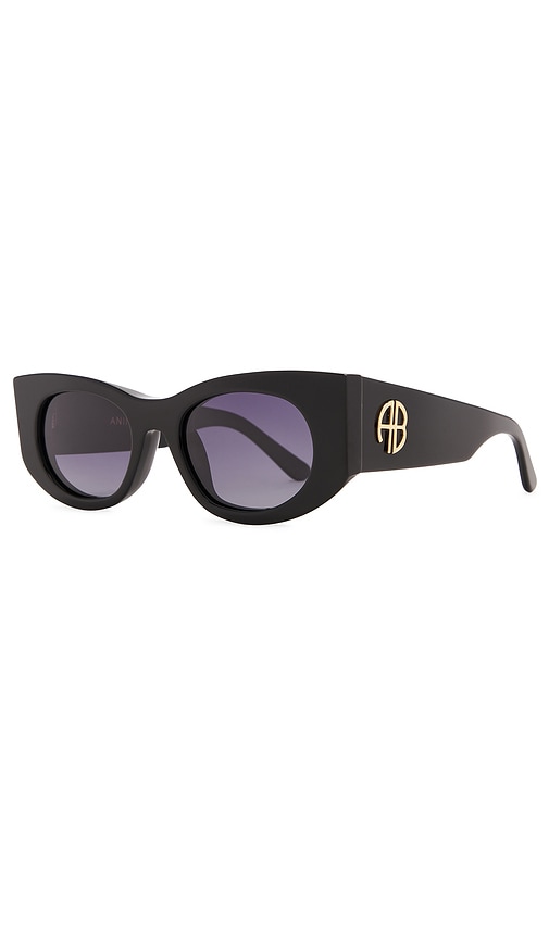Shop Anine Bing Madrid Sunglasses In Black