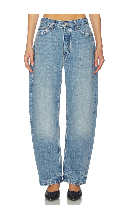 Anine Bing Five-pocket Denim Trousers Featuring Belt Loops In Blue