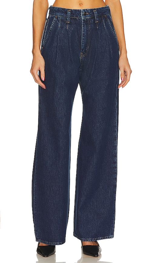 Shop Anine Bing Carrie Jean In Sapphire Blue