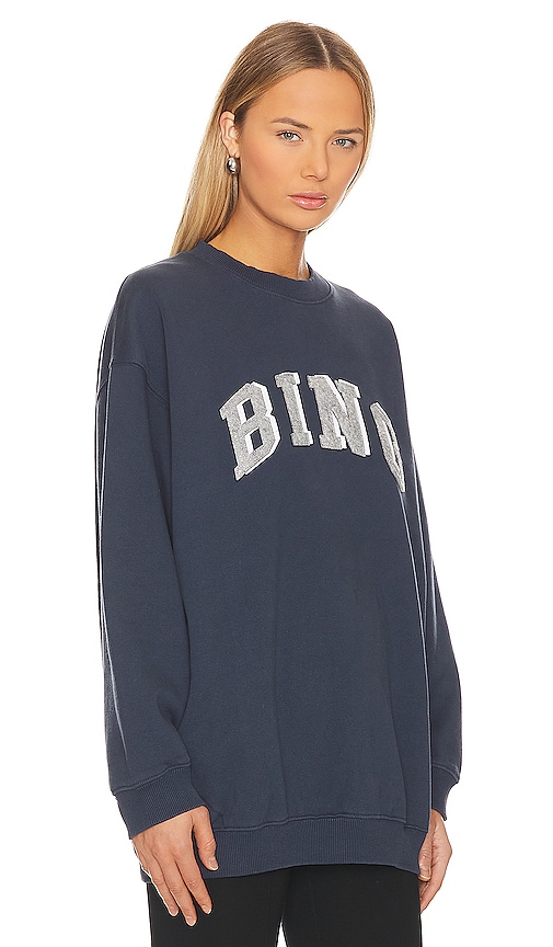 Shop Anine Bing Tyler Bing Sweatshirt In Navy