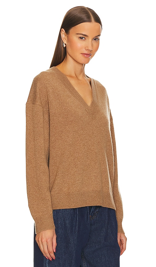 Shop Anine Bing Lee Sweater In Camel