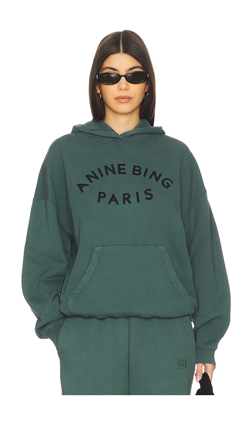 Anine Bing Harvey Paris Sweatshirt In Green