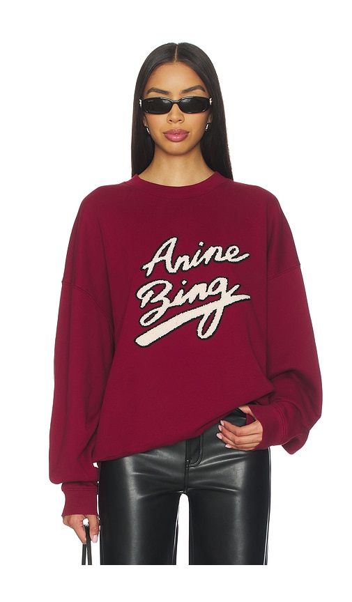 ANINE BING Miles Chenille Sweatshirt