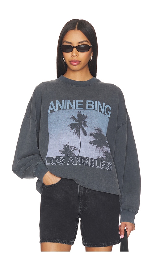 ANINE BING Miles Palms Sweatshirt