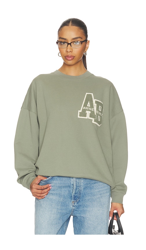 ANINE BING Miles Letternan Sweatshirt