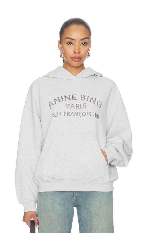 ANINE BING Harvey Sweatshirt Paris Stencil
