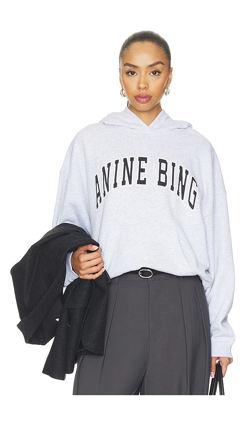 ANINE BING Harvey Sweatshirt in Grey. - size L (also in M, S, XS)