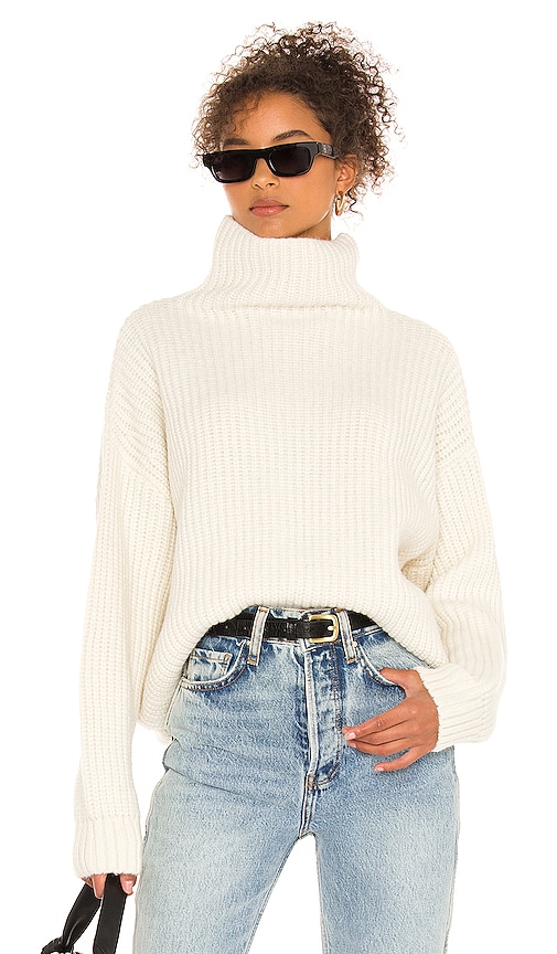 ANINE BING Sydney Sweater in Ivory