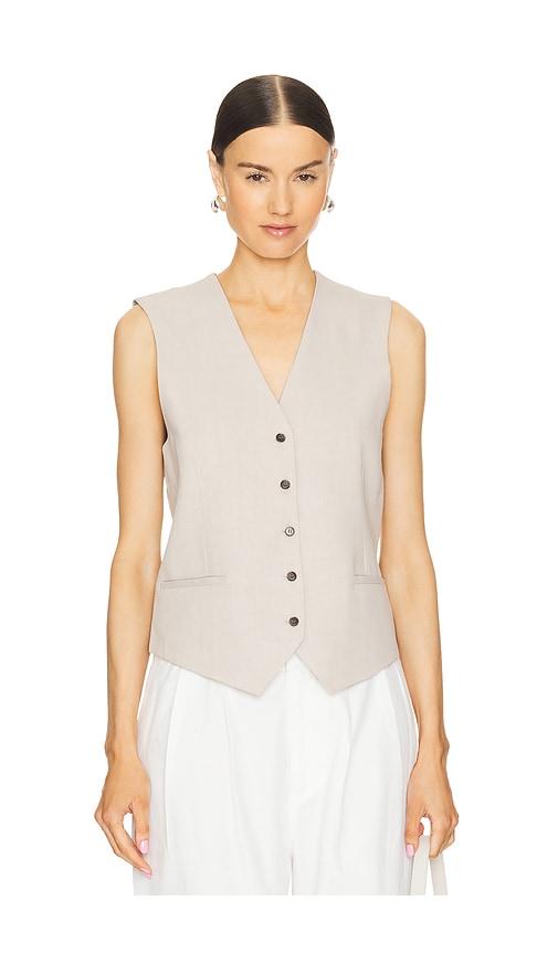 Anine Bing Lena Vest In Beige