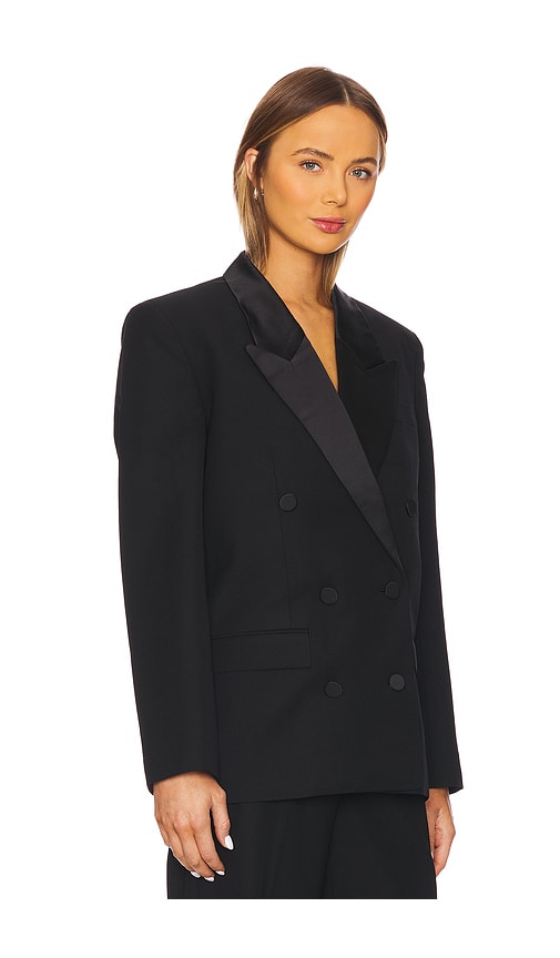 Shop Anine Bing Ross Blazer In Black