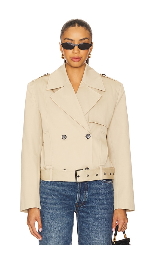 Anine Bing Greer Jacket In Neutral