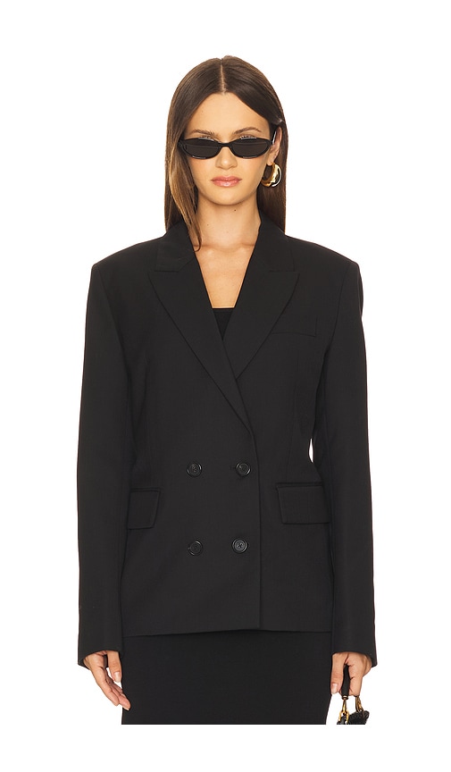 Anine Bing Evalyn Blazer In Black