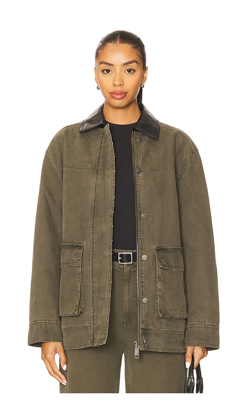 Sean Jacket in Army. - size L (also in M, S, XS) - ANINE BING - Modalova