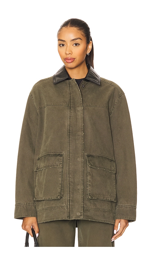 Anine Bing Sean Jacket In Green