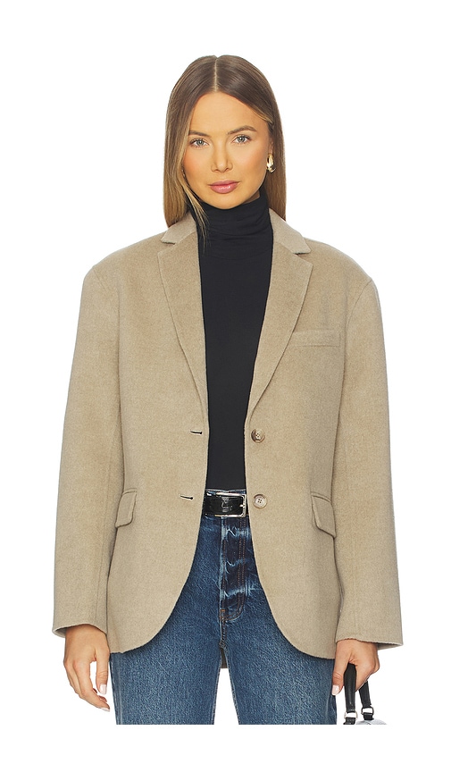 Anine Bing Quinn Blazer In Brown