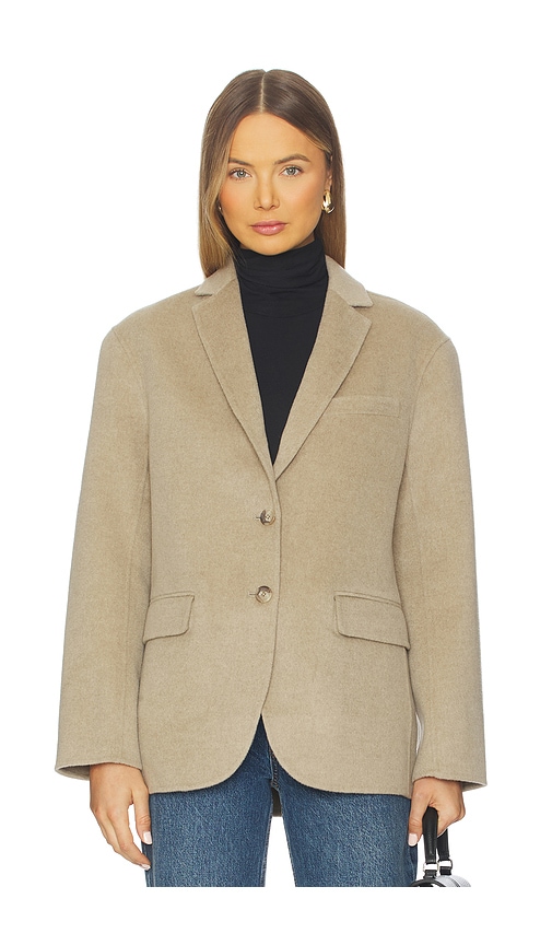 Anine Bing Quinn Blazer In Brown