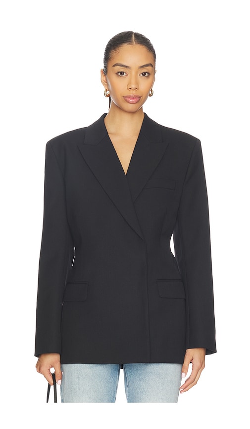 Anine Bing Aretha Blazer In Black