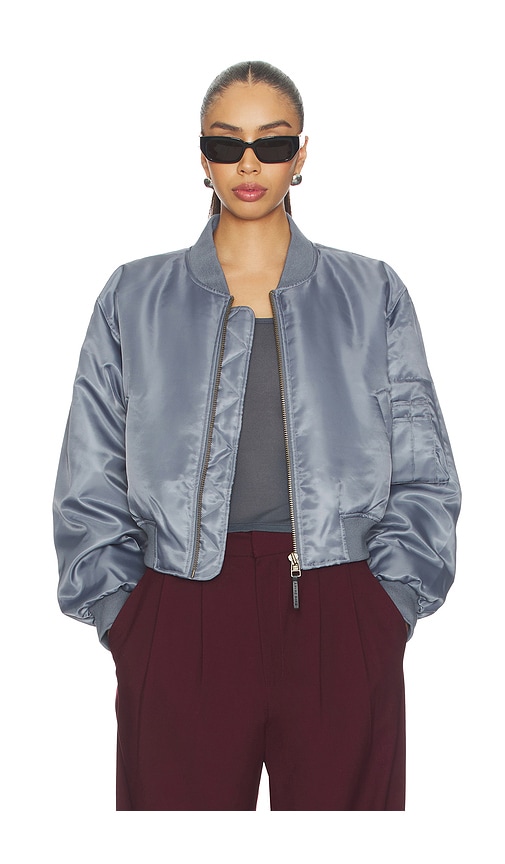 ANINE BING Cropped Leon Bomber
