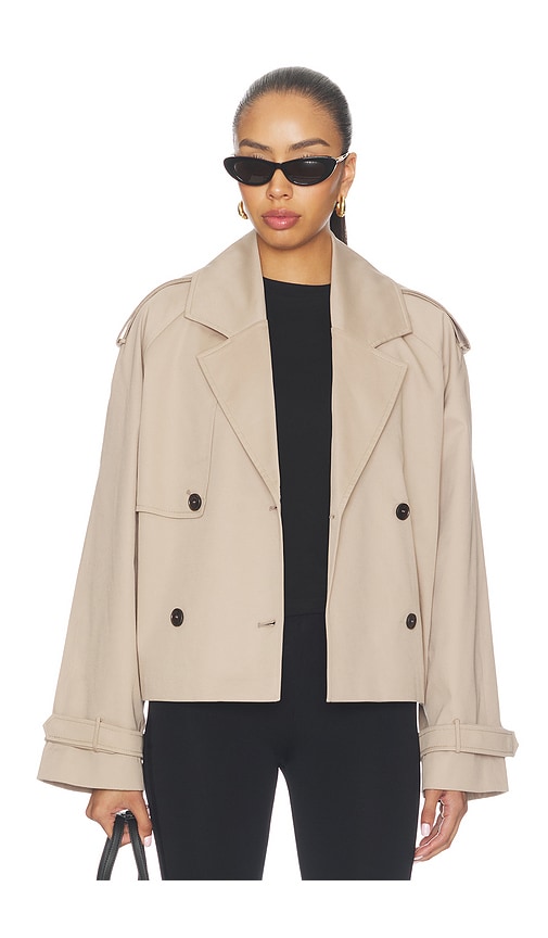 ANINE BING Rickie Cropped Trench | Thumbnail 2 ANINE BING Rickie Cropped Trench | Thumbnail 2