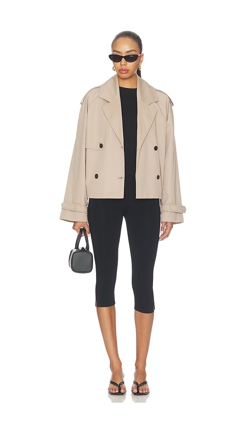 ANINE BING Rickie Cropped Trench | Thumbnail 5 ANINE BING Rickie Cropped Trench | Thumbnail 5