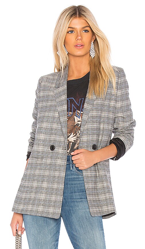 ANINE BING Madeleine Blazer in Blue | REVOLVE