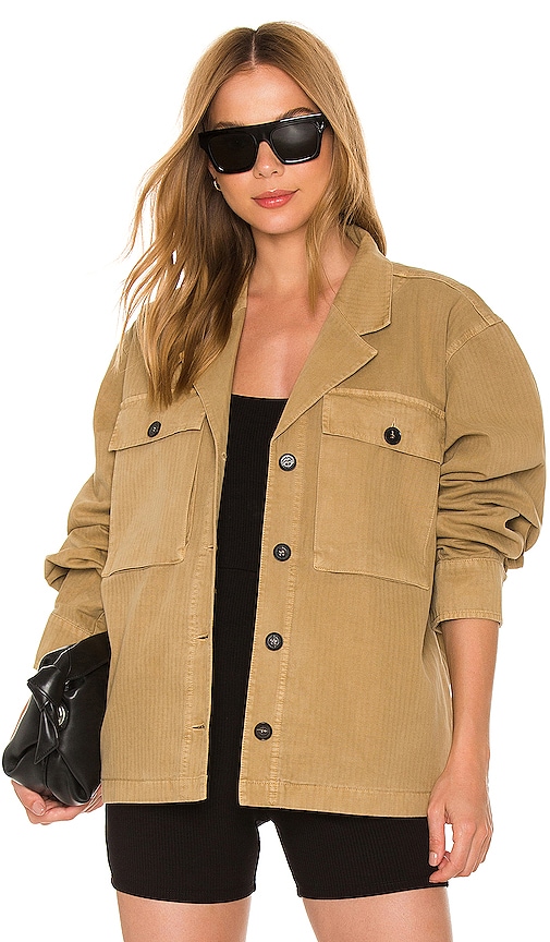 ANINE BING Sawyer Jacket in Brown REVOLVE