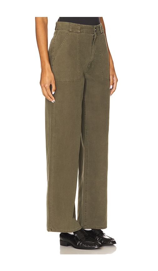 Anine Bing Grayson Pant In Green