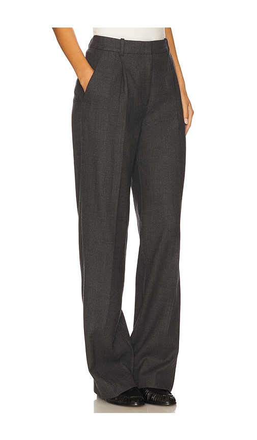 Anine Bing Trent Trouser In Gray