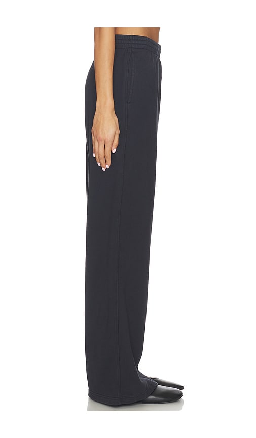 Anine Bing Kacey Sweatpant Monogram In Black