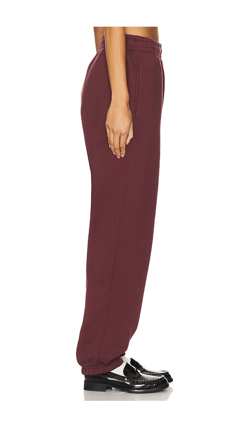 Shop Anine Bing Karter Jogger In Burgundy