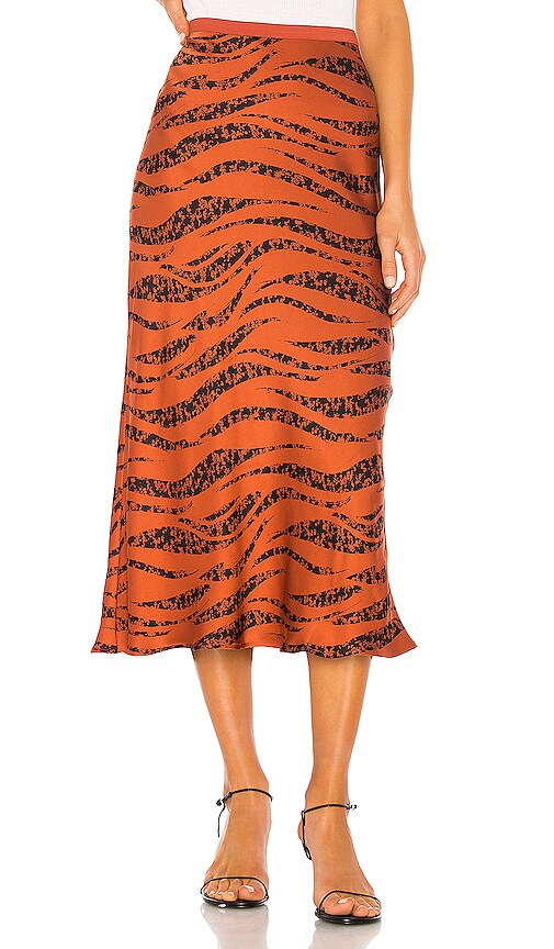 anine bing midi skirt