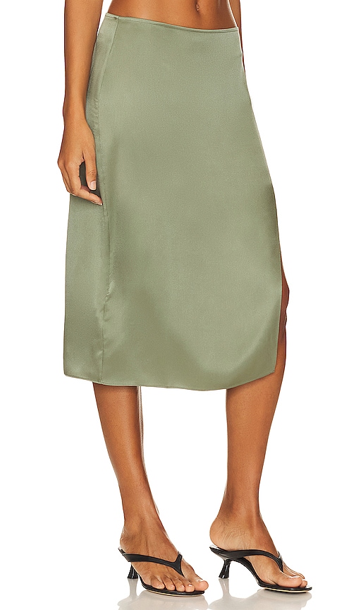 Shop Anine Bing Joli N Skirt In Green