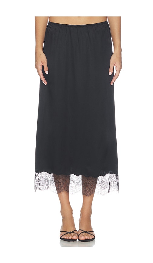 ANINE BING JUPE SHELBY  en Black. Taille M. Also en XS, S, L.