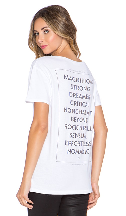 ANINE BING 'The Empowering Tee' in White